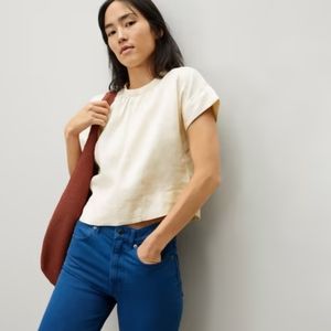Everlane The Linen Drape Top